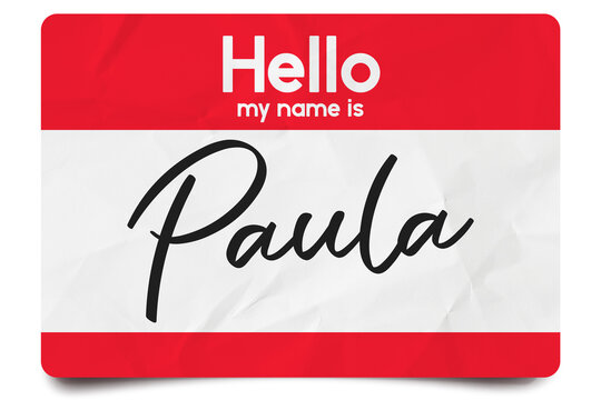 Hello my name is Paula