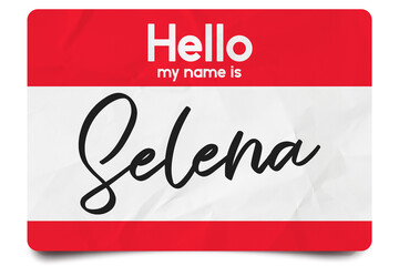 Hello my name is Selena
