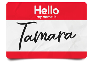 Hello my name is Tamara