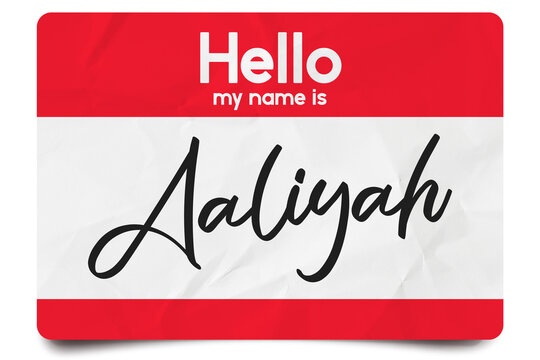 Hello my name is Aaliyah