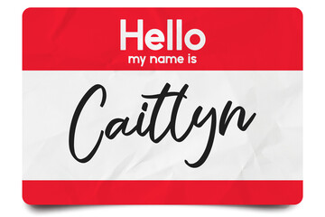 Hello my name is Caitlyn