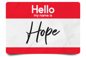 Hello my name is Hope