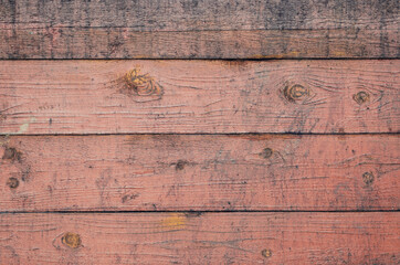 texture; old painted wooden board with cracks