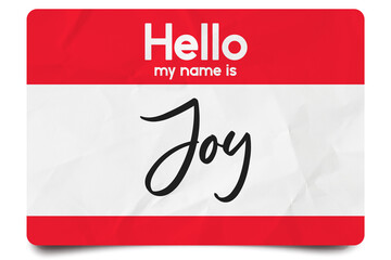 Hello my name is Joy