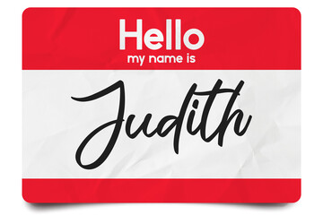 Hello my name is Judith