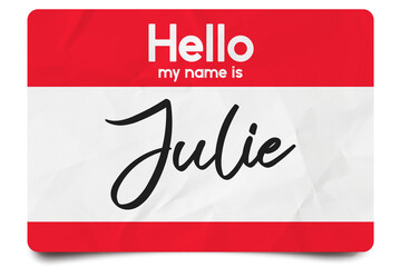 Hello my name is Julie