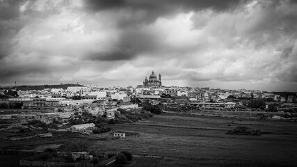 Fototapeta premium The Island of Gozo - Malta from above - aerial photography