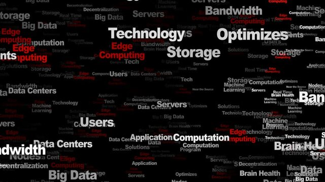 EDGE COMPUTING Keywords Animation, Background, Loop, 4k
