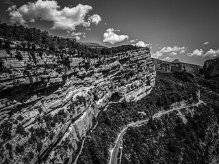 The Canyon of Verdon in the French Alpes - amazing nature