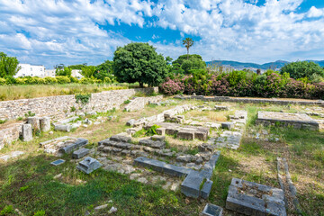 The Ancient Altar of Dionysus in Kos, Dodecanese Greece