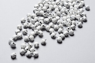 Lot of decorative metal jingle bells