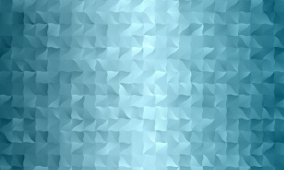 Beautiful aqua polygonal background, digitally created