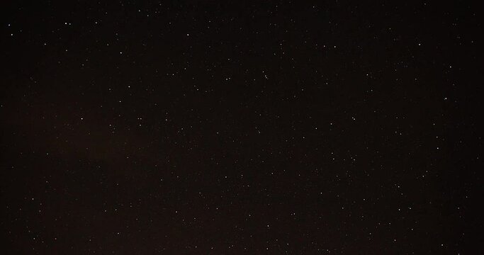 Sky with stars including he Pole Star, Compton Abbas, Dorset, UK