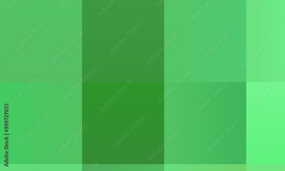 Wall mural Beautiful Green and light green polygonal background, digitally created