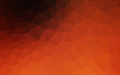 Obraz premium Dark Orange vector abstract mosaic background. Shining colored illustration in a Brand new style. New texture for your design.