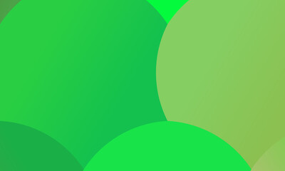 Creative Light green and lemon yellow circles background, digitally created