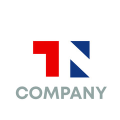 letter TN logo