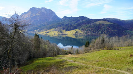 landscape with lake