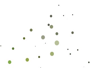 Light Black vector cover with spots.