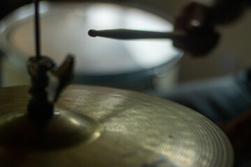 Obraz premium Hi hat close up 