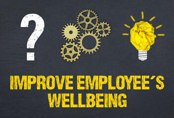 Obraz premium Improve Employee´s Wellbeing