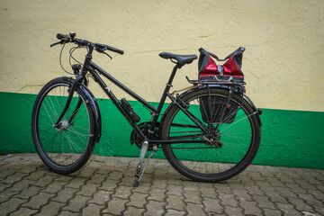 Fototapeta na wymiar bicycle on a street