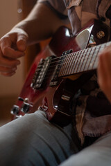 electric guitar fingerpicking