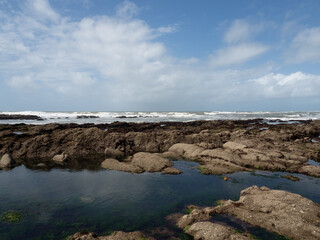 Plage marée basse