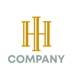 letter IH logo