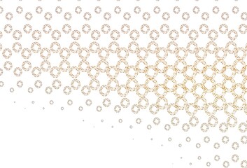 Light orange vector layout with circle shapes.