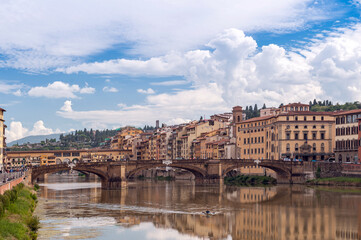 Fototapeta premium Italy. Florence view from the promenade. 