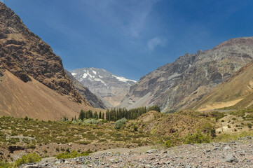 Fototapeta na wymiar landscape in the caucasus mountains
