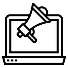 Online viral media icon design 