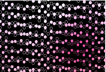 Dark Pink, Blue vector cover with spots.