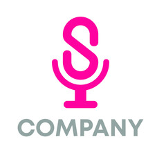 S microphone logo 