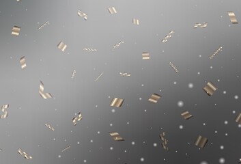 Light Gray vector texture in birthday style.