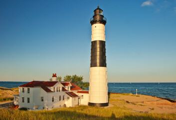 509-92 Big Sable Light at Dusk