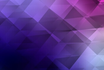 Obraz premium Light Purple, Pink vector low poly layout.