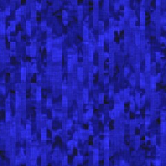 Ocean blue tie dye wave stripe texture background. Seamless white linen boho textile effect. Distressed acid wash coastal living style pattern. Nautical maritime wavy line beach fashion swatch.
