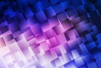 Obraz premium Dark Pink, Blue vector abstract polygonal background.