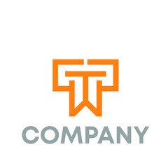 letter TW logo