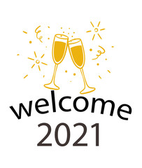 happy new year svg,new card