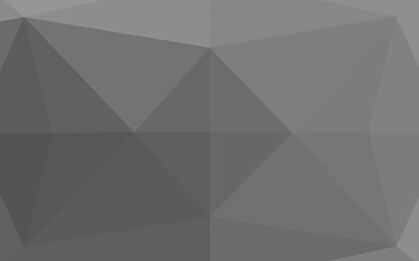 Obraz premium Light Silver, Gray vector polygonal template. Creative illustration in halftone style with gradient. Brand new style for your business design.