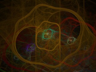 Imaginatory fractal background Image