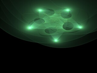 Imaginatory fractal background Image