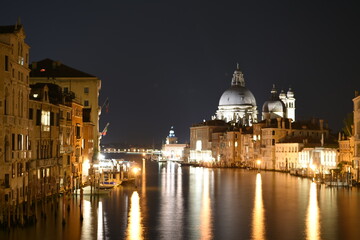 Fototapeta na wymiar Venice, Italy, Grand canal Venice, Veneto, River, Curch Santa Maria della Salute