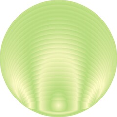 abstract green sphere