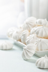 Small white meringues.