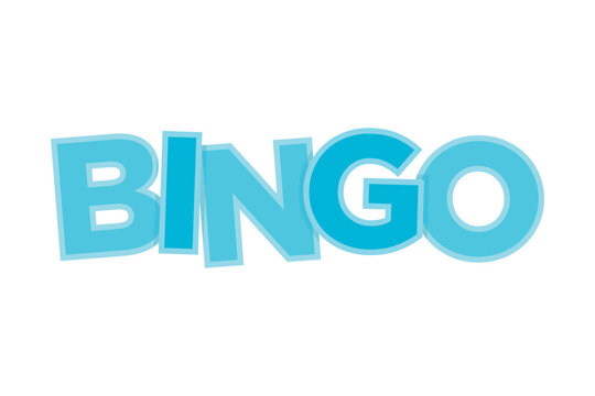 Bingo Text, Bingo Background, Bingo Sign, Bingo Game, Bingo Night, Vector Illustration Background