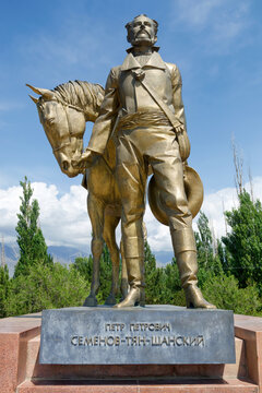 Pyotr Petrovich Semyonov-Tyan-Shansky Monument, Kyrgyzstan, Tian Shan.